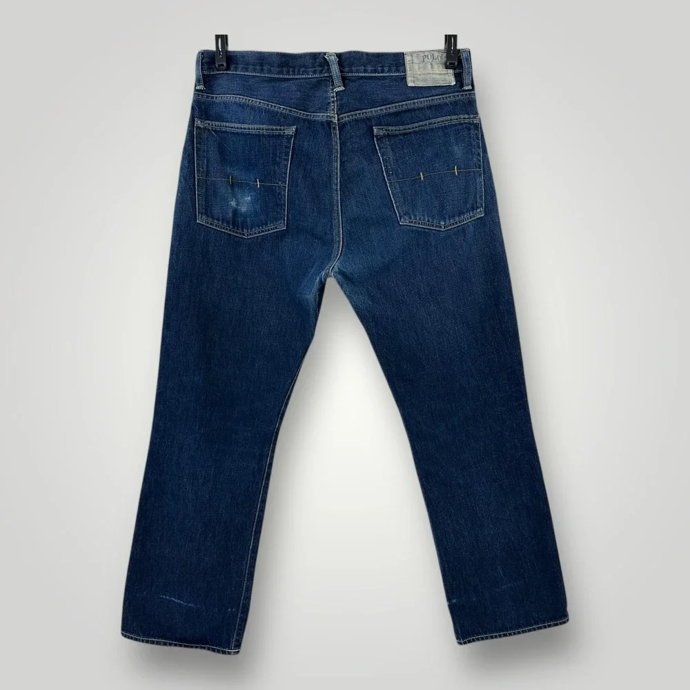 Polo Ralph Lauren‎ 067 Jeans Mens 40x30 Blue Vintage Straight Authentic Denim
